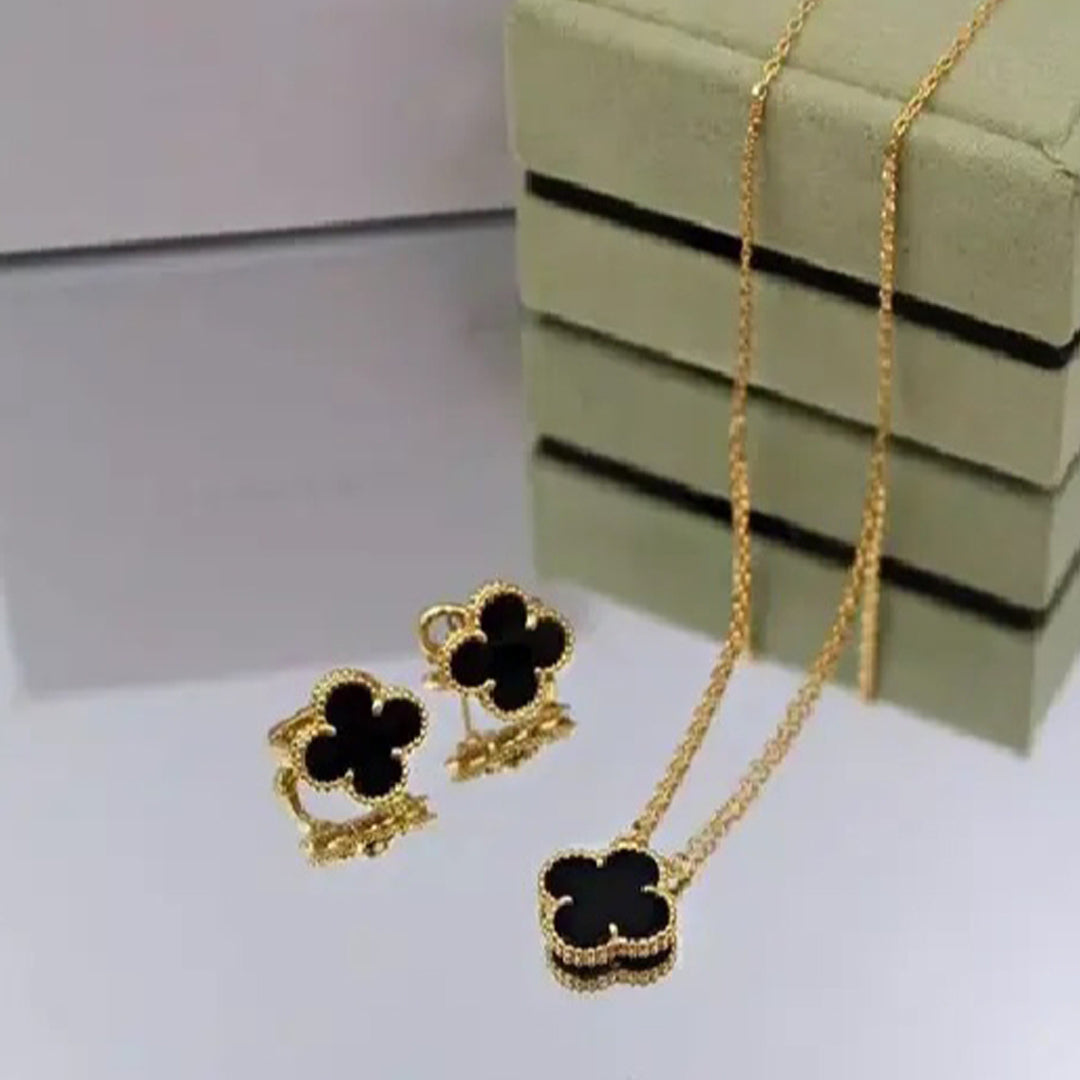 Four Leaf Clover Jewellery Set