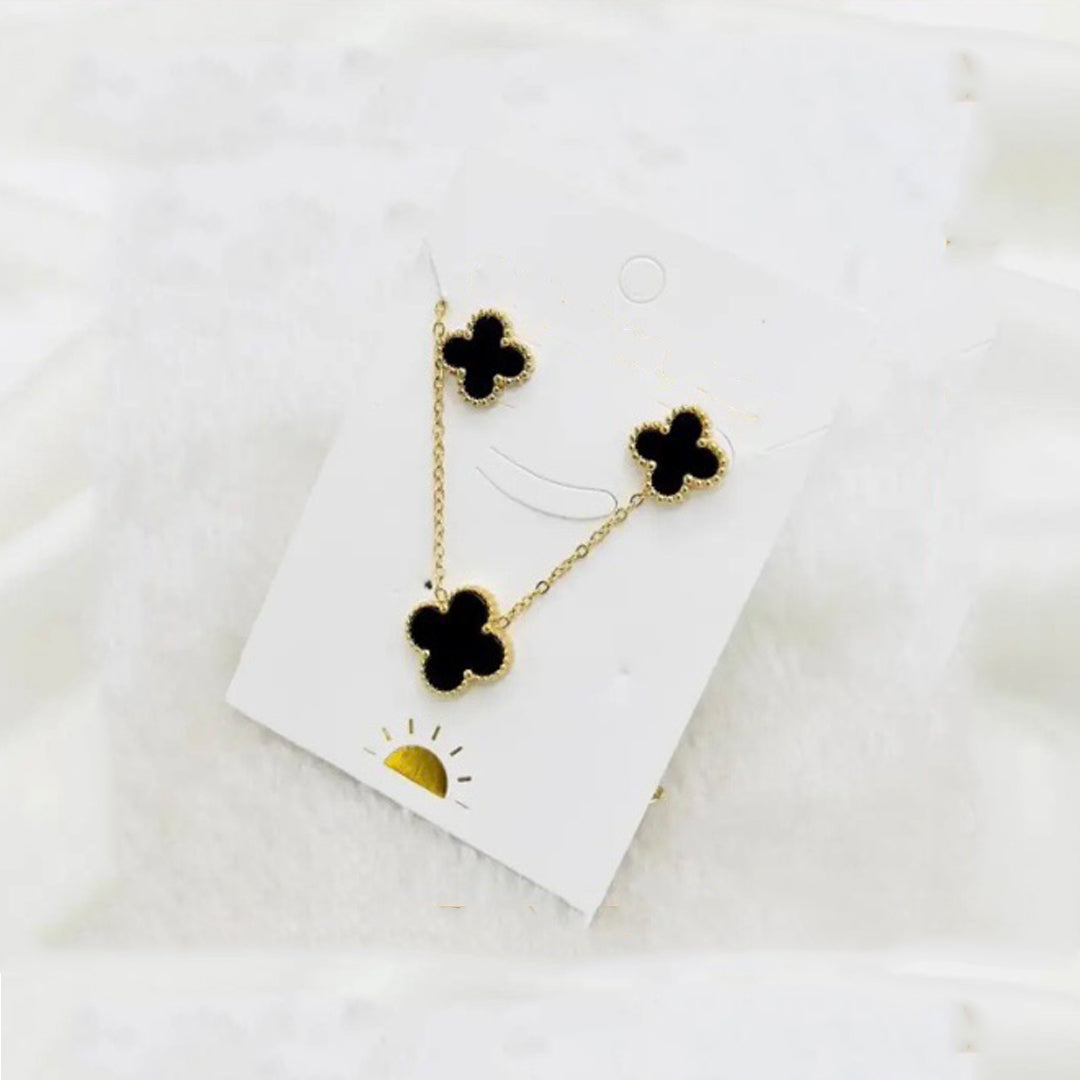 Four Leaf Clover Jewellery Set