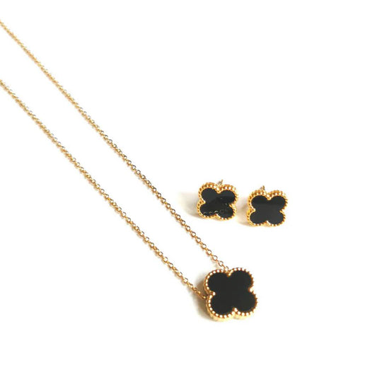 Four Leaf Clover Jewellery Set